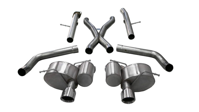 CORSA Performance - Corsa Xtreme 2012 - 2021 Jeep Grand Cherokee SRT 6.4L 2.75in CatBack Exhaust - Panda Motorworks