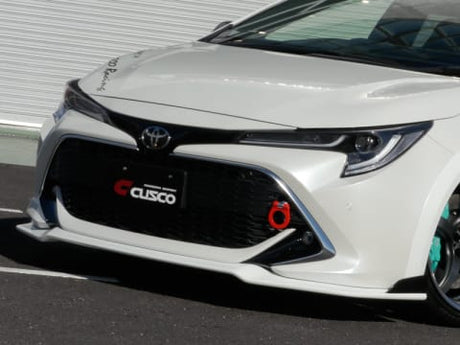 Cusco - Cusco 19+ Toyota Corolla Hatchback Front Lip Spoiler (Primer/Unpainted) - Panda Motorworks