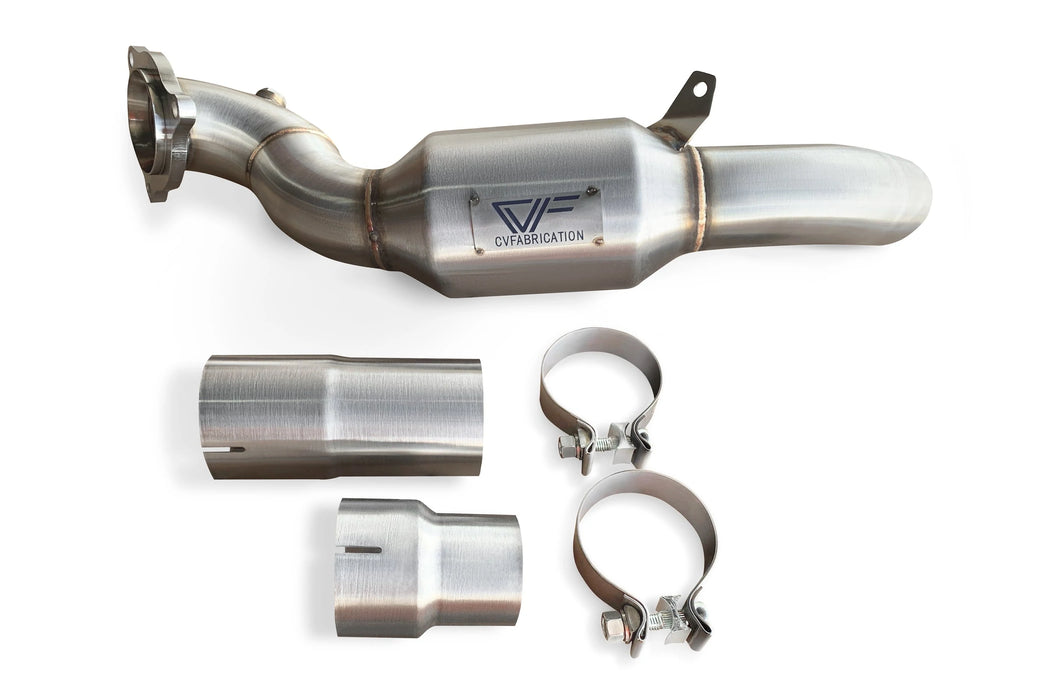 CVF 3" Stainless Steel Catted Downpipe (2019-2021 Ford Ranger 2.3L EcoBoost)