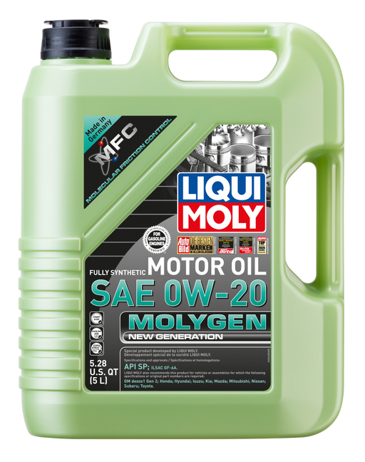 LIQUI MOLY 5L Molygen New Generation 0W20 - Case of 4
