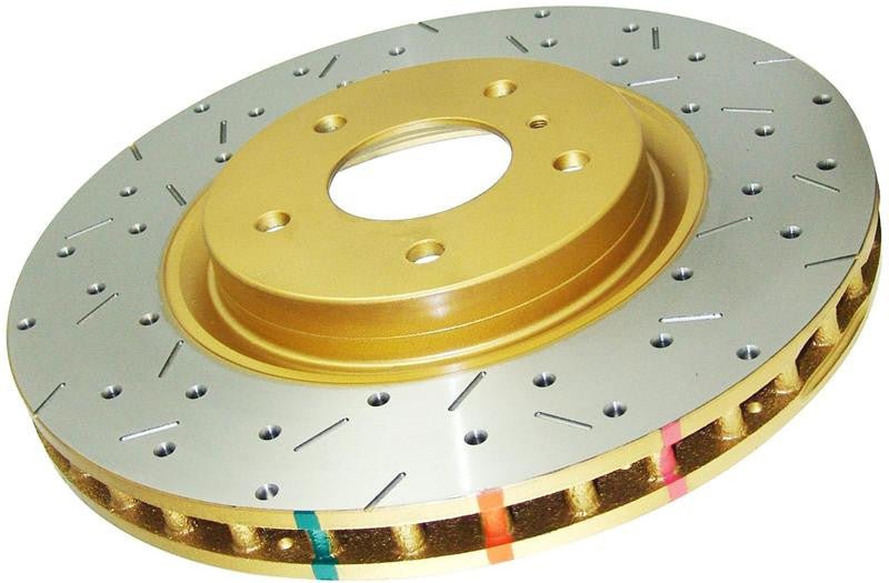 DBA 08+ EVO X Rear Drilled & Slotted 4000 Series Rotor - Panda Motorworks