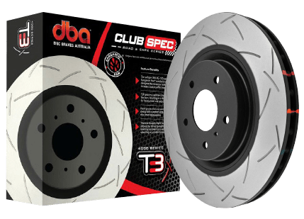 DBA - DBA Ford Focus RS Slotted 4000 Series Rotors