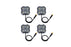 Diode Dynamics Stage Series Single-Color LED Rock Light (4-pack)