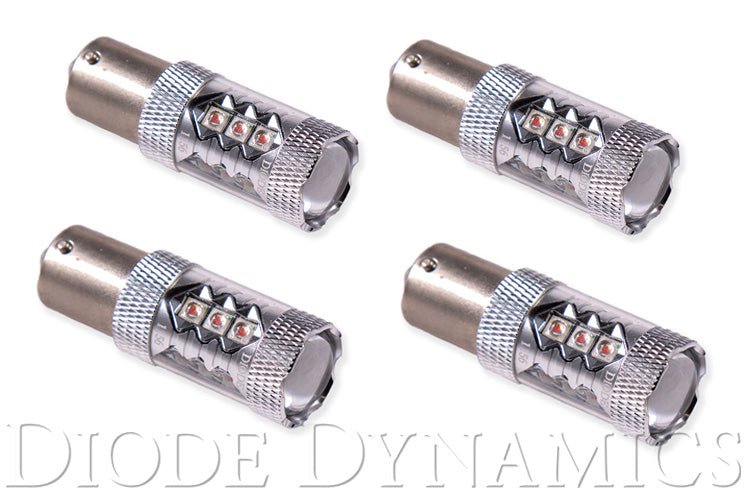 Diode Dynamics - 1156 XP80 LED Bulb Red Four Diode Dynamics