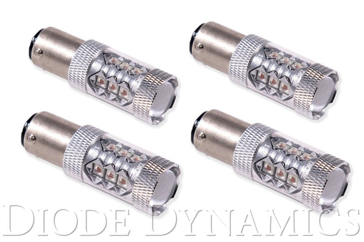 Diode Dynamics - 1157 LED Bulb XP80 LED Amber Four Diode Dynamics
