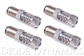 Diode Dynamics - 1157 LED Bulb XP80 LED Amber Four Diode Dynamics