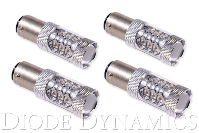 Diode Dynamics - 1157 LED Bulb XP80 LED Red Four Diode Dynamics