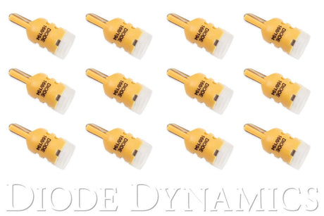 Diode Dynamics - 194 LED Bulb HP3 LED Amber Set of 12 Diode Dynamics