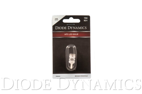 Diode Dynamics - 194 LED Bulb HP3 LED Pure White Short Single Diode Dynamics