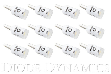 Diode Dynamics - 194 LED Bulb HP3 LED Warm White Set of 12 Diode Dynamics