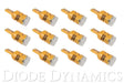 Diode Dynamics - 194 LED Bulb HP5 LED Amber Set of 12 Diode Dynamics
