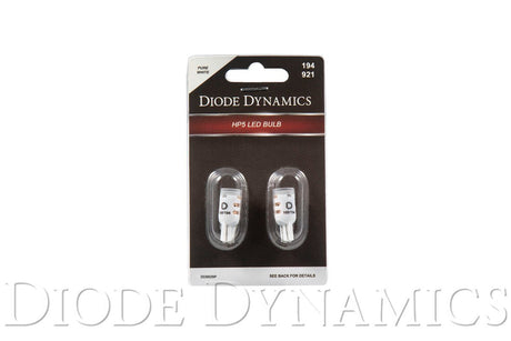 Diode Dynamics - 194 LED Bulb HP5 LED Pure White Short Pair Diode Dynamics