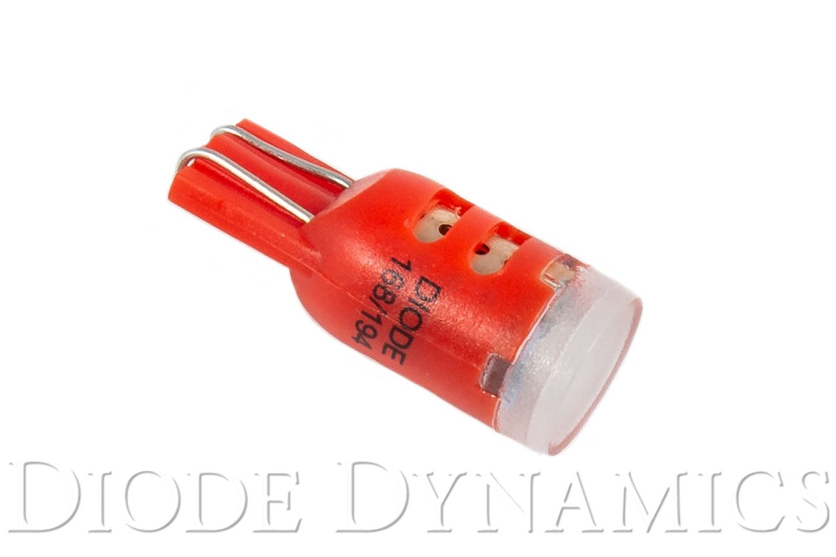 Diode Dynamics - 194 LED Bulb HP5 LED Red Short Single Diode Dynamics