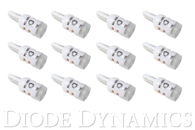 Diode Dynamics - 194 LED Bulb HP5 LED Warm White Set of 12 Diode Dynamics