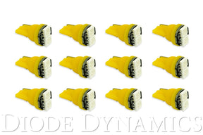 Diode Dynamics - 194 LED Bulb SMD2 LED Amber Set of 12 Diode Dynamics