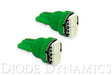 Diode Dynamics - 194 LED Bulb SMD2 LED Green Pair Diode Dynamics