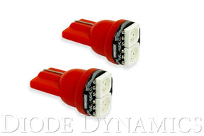 Diode Dynamics - 194 LED Bulb SMD2 LED Red Pair Diode Dynamics