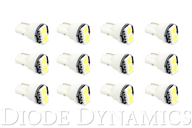Diode Dynamics - 194 LED Bulb SMD2 LED Warm White Set of 12 Diode Dynamics