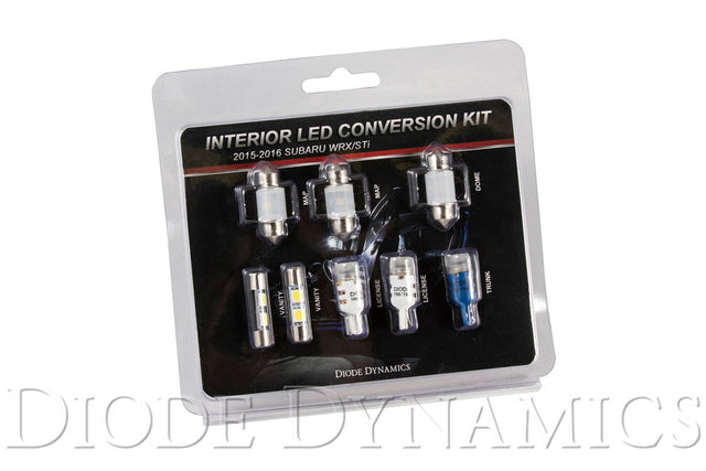 Diode Dynamics - 2015 - 2019 Subaru WRX Interior Light Kit Stage 2 Blue Diode Dynamics