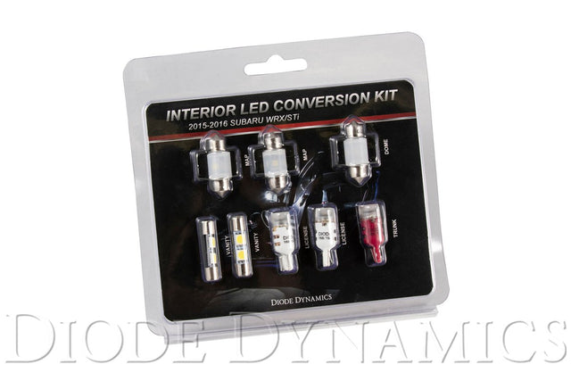 Diode Dynamics - 2015 - 2019 Subaru WRX Interior Light Kit Stage 2 Red Diode Dynamics
