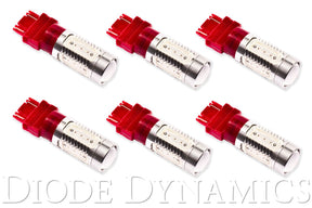 Diode Dynamics - 3157 LED Bulb HP11 LED Red Set of 6 Diode Dynamics