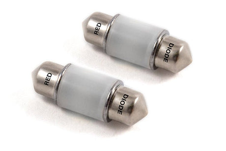 Diode Dynamics - 31mm HP6 LED Bulb LED Red Pair Diode Dynamics