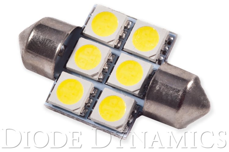 Diode Dynamics - 31mm SMF6 LED Bulb Amber Single Diode Dynamics