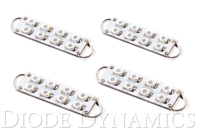 Diode Dynamics - 44mm SML8 LED Bulb Red Set of 4 Diode Dynamics