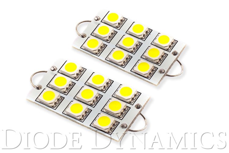 Diode Dynamics - 44mm SML9 LED Bulb Red Pair Diode Dynamics