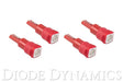 Diode Dynamics - 74 SMD1 LED Red Set of 4 Diode Dynamics