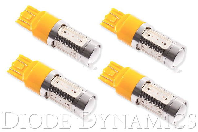 Diode Dynamics - 7443 LED Bulb HP11 LED Amber Set of 4 Diode Dynamics