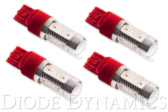Diode Dynamics - 7443 LED Bulb HP11 LED Red Set of 4 Diode Dynamics