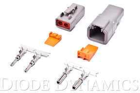 Diode Dynamics - Deutsch Connector Kit 2 - Pin 12 - 14 Gauge Diode Dynamics