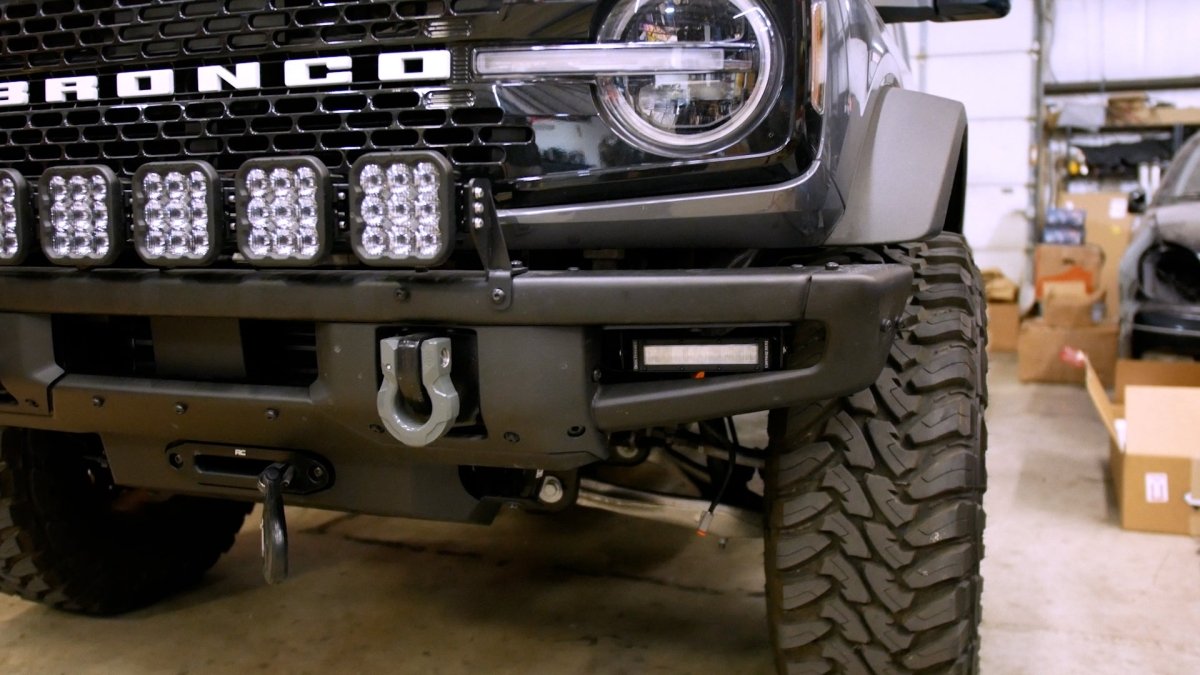 Diode Dynamics - Diode Dynamics 2021 Ford Bronco Stage Series 6" Light Bar Fog Light Kit - Panda Motorworks