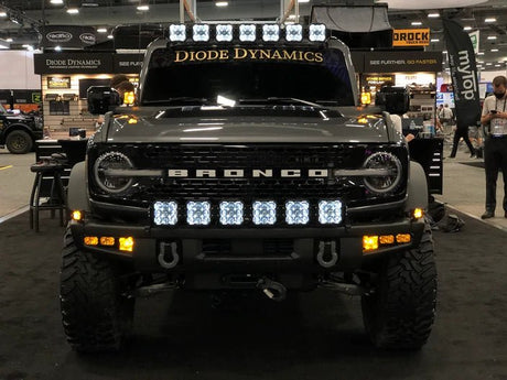 Diode Dynamics - Diode Dynamics Ford Bronco 2021+ Cornering Light Kit (Yellow) (Modular Bumper Only) - Panda Motorworks