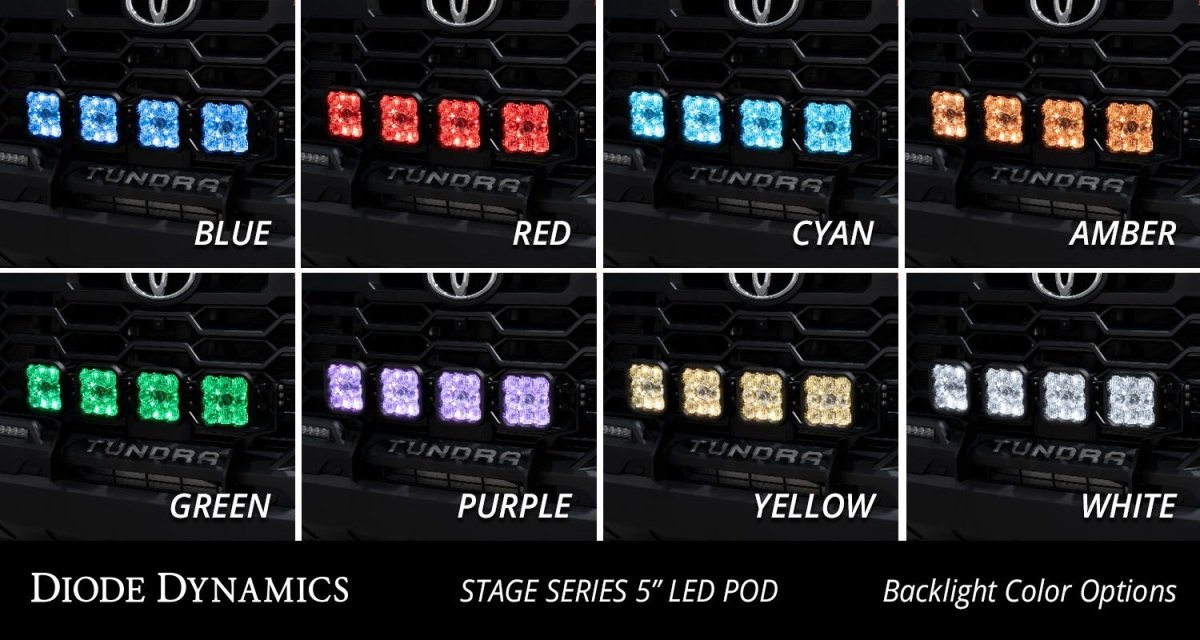 Diode Dynamics - Diode Dynamics SS5 Grille CrossLink Lightbar Kit for 2022 Toyota Tundra - Panda Motorworks