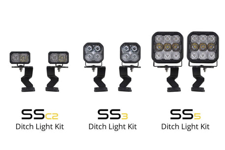 Diode Dynamics - Diode Dynamics Stage Series Backlit Ditch Light Kit for 2022 Toyota Tundra - Panda Motorworks
