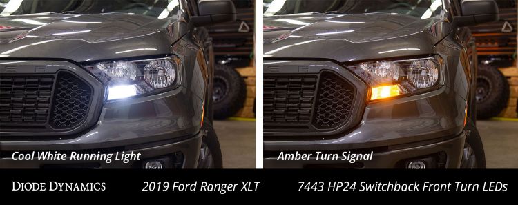 Diode Dynamics - Diode Dynamics Switchback Dual - Color Led (Ford Ranger XL/ XLT Front Turn Replacement)