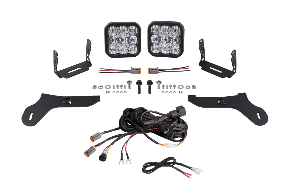 Diode Dynamics - Ford Raptor SS5 Bumper LED Pod Light Kit - Panda Motorworks