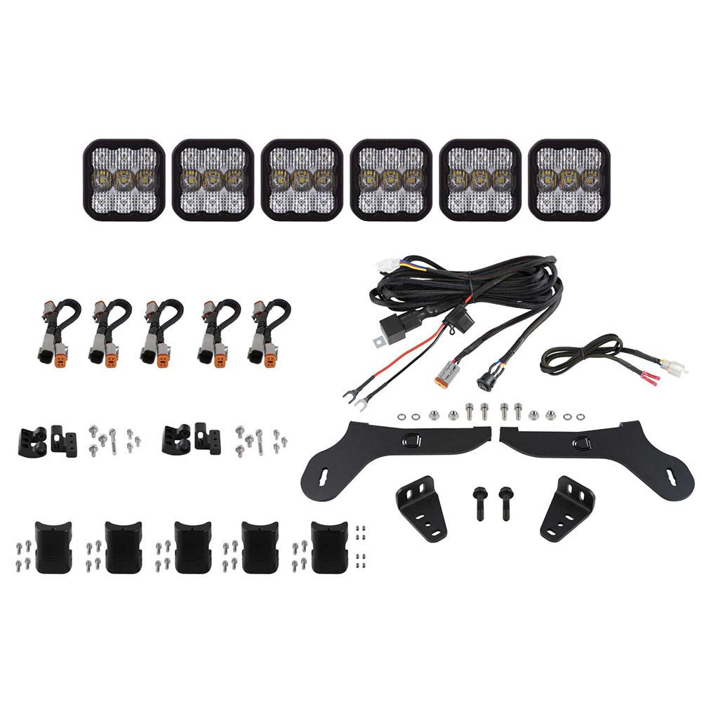 Diode Dynamics - Ford Raptor SS5 CrossLink Grille Lightbar Kit - Panda Motorworks