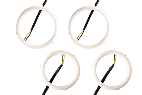 Diode Dynamics - Halo Lights LED 70mm/90mm Red Four Diode Dynamics
