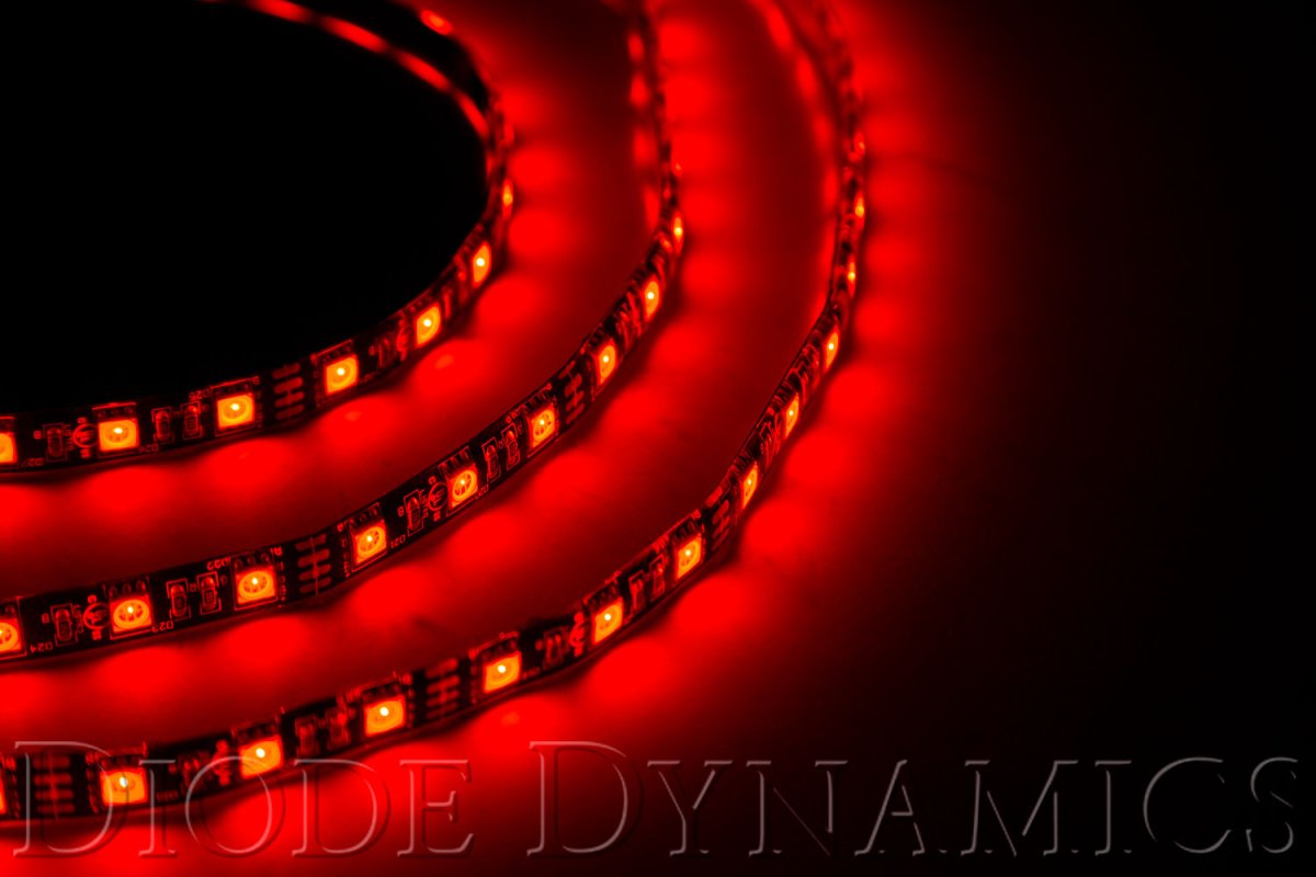 Diode Dynamics - LED Strip Lights Red 200cm Strip SMD120 WP Diode Dynamics