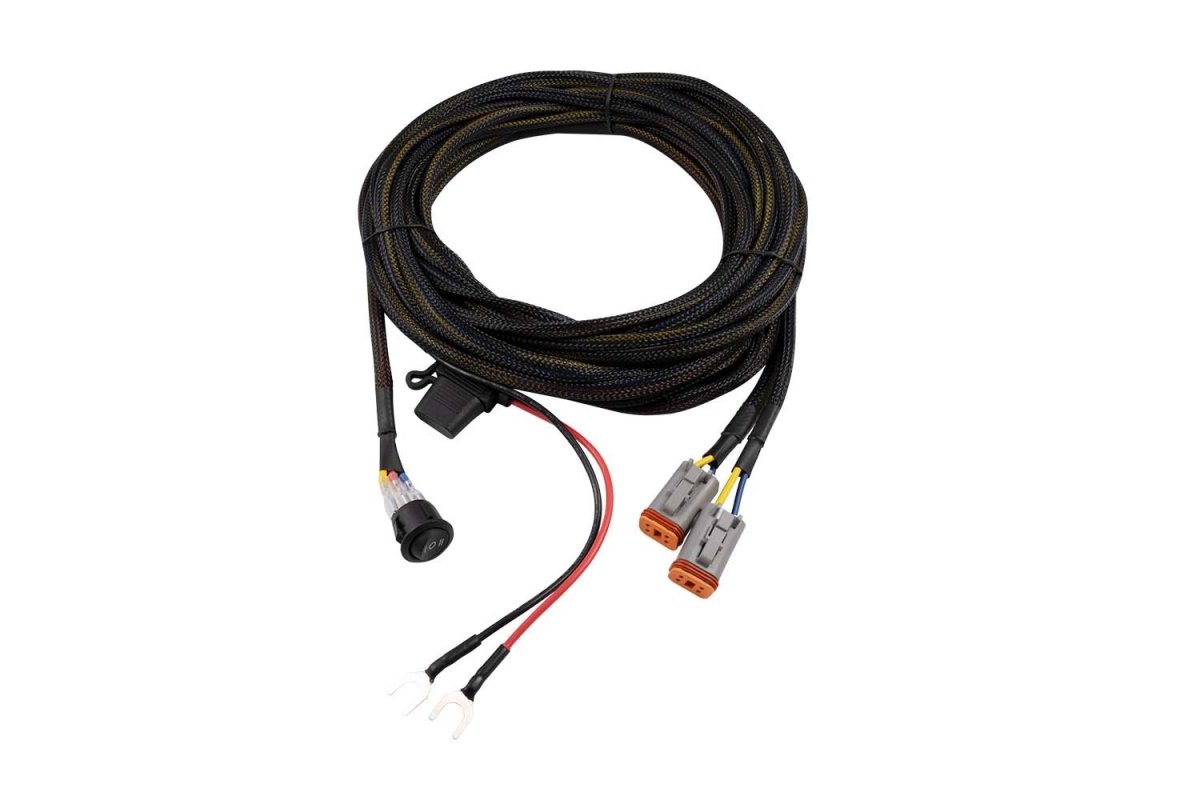 Diode Dynamics - Light Duty Dual Output 4 - pin Wiring Harness - Panda Motorworks