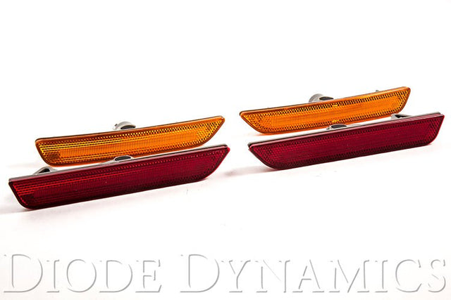 Diode Dynamics - Mustang 2010 LED Sidemarkers Amber/Red Set Diode Dynamics