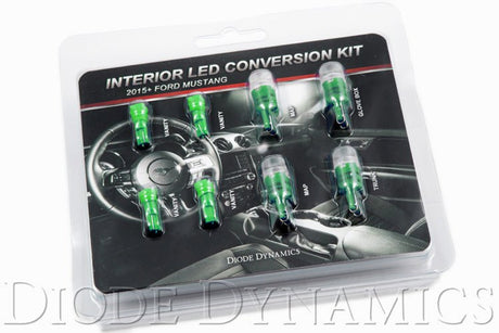 Diode Dynamics - Mustang Interior Light Kit 15 - 17 Mustang Stage 1 Green Diode Dynamics