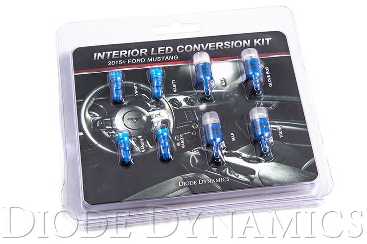 Diode Dynamics - Mustang Interior Light Kit 15 - 17 Mustang Stage 2 Blue Diode Dynamics