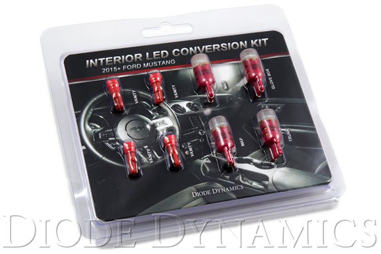 Diode Dynamics - Mustang Interior Light Kit 15 - 17 Mustang Stage 2 Red Diode Dynamics