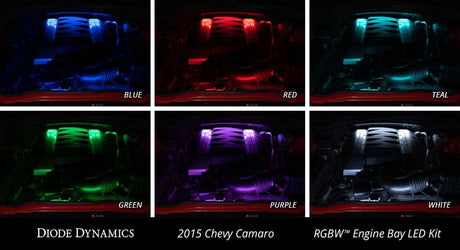 Diode Dynamics - RGBW Multicolor Engine Bay LED Kit