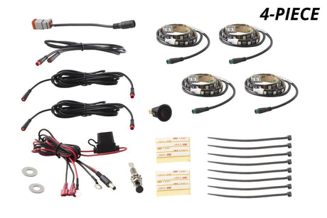 Diode Dynamics - RGBW Multicolor Engine Bay LED Kit
