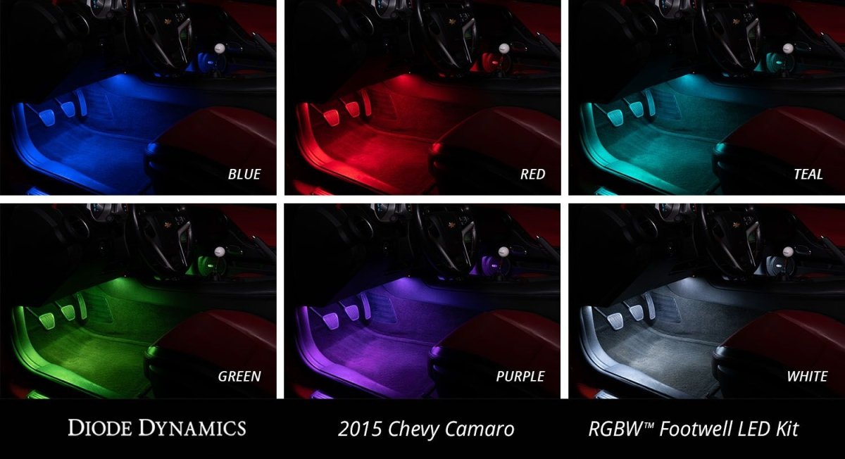 Diode Dynamics - RGBW Multicolor Footwell LED Kit